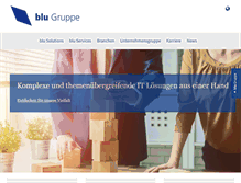Tablet Screenshot of blugruppe.com